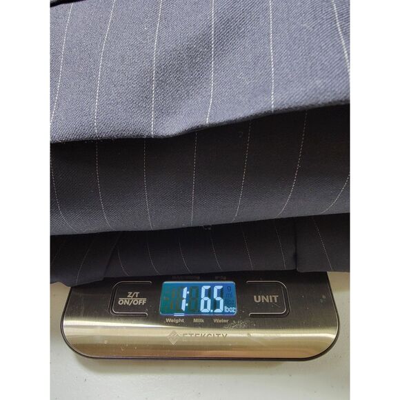 Lauren Ralph Lauren Men's Navy Wool Pinstripe Two Button Blazer Suit Jacket- 41R - Picture 11 of 11